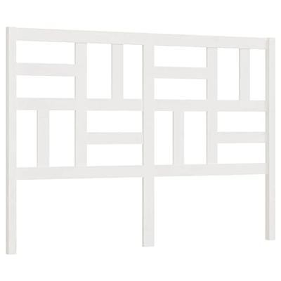 Hoofdbord 166x4x104 cm massief grenenhout wit