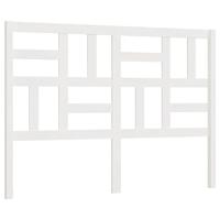 Hoofdbord 166x4x104 cm massief grenenhout wit - thumbnail