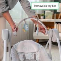 INGENUITY EndlessBloom Opvouwbare Elektrische Babyschommel, Speelboog, Schommelinstellingen, Timer, Kantelfunctie - thumbnail