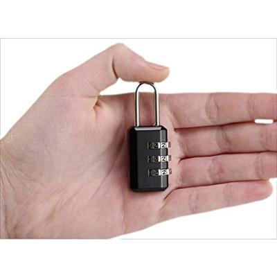 Sygonix SY-5044452 Hangslot 22 mm Zwart Cijferslot