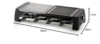 DOMO DO9190G Raclette set 8 personen - Zwart - thumbnail