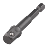 Wolfcraft Adapter | Voor dopsleutels | 10mm (3/8) | 1 stuk - 2415000 - thumbnail