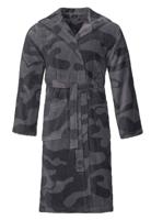 Heren badjassen camouflage-grijs-2xl - thumbnail