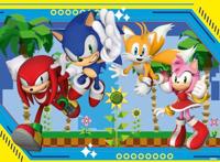 Ravensburger-puzzel 100 stukjes XXl - Knuckles, Sonic, Tails en Amy/Sonic-4005555011347-vanaf 6 jaar - thumbnail