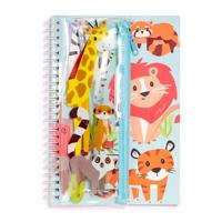 Zooniverse Ringgebonden Notitieboekje & 6-delige Schrijfset - thumbnail