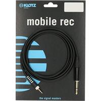 Klotz AS-MJ0300 jack kabel stereo 6.35mm male - 3.5 mm male 3m - thumbnail