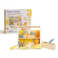 Classic World houten gereedschapskist modern, 27dlg. - thumbnail