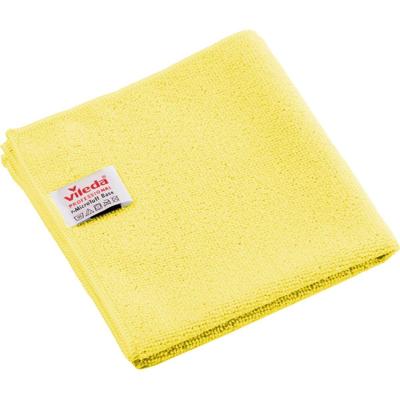 Vileda Professional r-MicroTuff Base microvezeldoek, pak van 5 stuks, geel Vileda Professional r-MicroTuff Base microvezeldoek, pak van 5 stuks, geel