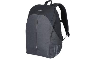 Basil b-safe commuter nordlicht - compacte fietsrugzak voor elektrische fiets - 13l - zwart