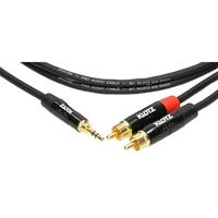 Klotz KY7-090 MiniLink Pro Y-kabel 3.5mm - 2x RCA 0.9m - thumbnail