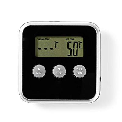 Nedis KATH105BK Vleesthermometer 0 - 250 °c Digitaal Display Timer - thumbnail