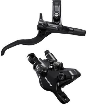 SHIMANO schijfremset rechts m4100 zwart