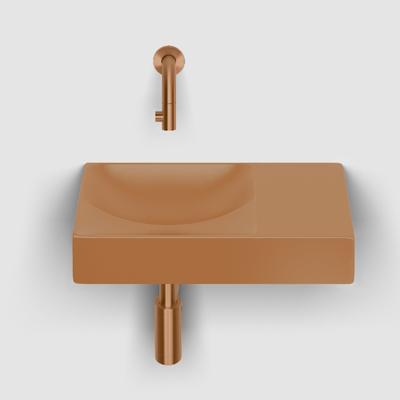 Clou Vale Fontein Zonder Kraangat Rechts Met Geintegreerde Afvoer Mat Italiaans Zand Keramiek 38 cm Clou Vale Fontein Zonder Kraangat Rechts Met Geintegreerde Afvoer Mat Italiaans Zand Keramiek 38 cm