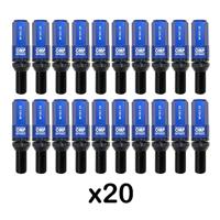 Schroevenkit OMP OMPS09971407 28 mm Blauw M14 x 1,25 - thumbnail