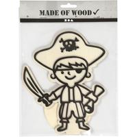 Creativ Company Figuur om te decoreren, piraat, h: 19 cm, 1 stuk - thumbnail