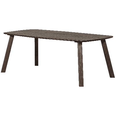 Woood Tablo eettafel Deens ovaal 220x100 cm Mystic Brown Woood Tablo eettafel Deens ovaal 220x100 cm Mystic Brown