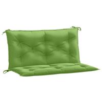 VidaXL Tuinbankkussens 2 st 100x50x7 cm stof gemêleerd groen - thumbnail