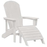 Tuinstoel 2 pcs Wit 83 x 74 x 92 cm Polyetheen - thumbnail