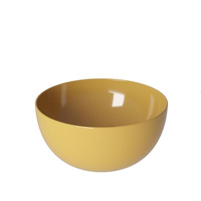 Salenzi Ronde Wastafel Opbouw Unica Round 40x20 cm Glans Geel Salenzi Ronde Wastafel Opbouw Unica Round 40x20 cm Glans Geel