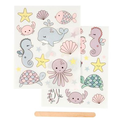 Creativ Company Rub-on stickers, oceaan, vel 12,2x15,3 cm, 1 doos Creativ Company Rub-on stickers, oceaan, vel 12,2x15,3 cm, 1 doos