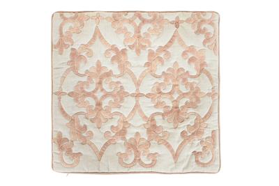 Kussen DKD Home Decor 50 x 15 x 50 cm Beige Roze Aluminium Traditioneel 50 x 1 x 50 cm