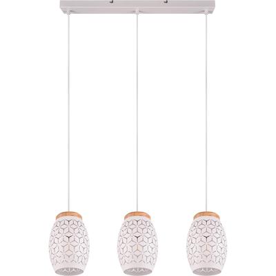 Moderne LED Hanglamp 3-Lichts - E27 Fitting - Mat Wit Metaal