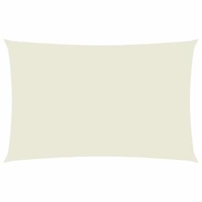 VidaXL Zonnescherm rechthoekig 2x5 m oxford stof crèmekleurig