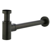 Wastafel Sifon Diamond Mat Zwart - thumbnail