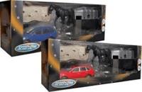 Bongers Speelgoed Auto met paardentrailer en paard - thumbnail