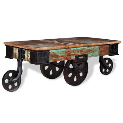 VidaXL Salontafel 90x45x35 cm gerecycled hout