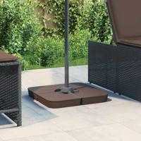 VidaXL 4-delige set parasolvoeten voor kruisvoet parasol 100 kg pp - thumbnail