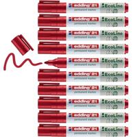 Viltstift edding 21 eco rond 1.5-3mm rood | 10 stuks - thumbnail