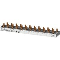 Siemens 5ST36740 Stiftlijst Aantal rijen 2 Meerdere kleuren 10 mm² 63 A 230 V Geleidertype = L, N 1 stuk(s) - thumbnail