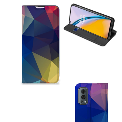 OnePlus Nord 2 5G Stand Case Polygon Dark OnePlus Nord 2 5G Stand Case Polygon Dark