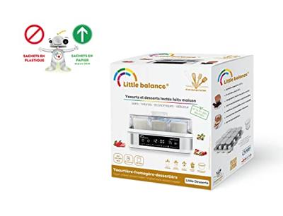 Yogurtiera LITTLE BALANCE - Little Dessert - Capacità 9 vasetti da 145 ml - 5 programmi automatici - 30 W