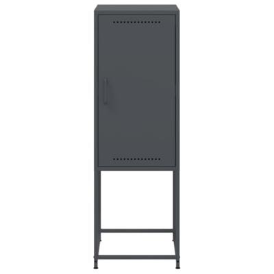 Hoge kast 36x39x107 cm staal antracietkleurig