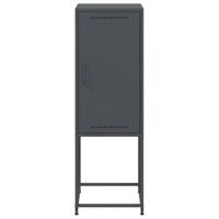 Hoge kast 36x39x107 cm staal antracietkleurig - thumbnail