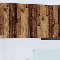 Keukenkast met plank 2 pcs Oudhout 30 x 31 x 80 cm Bewerkt hout - thumbnail