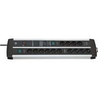Brennenstuhl Premium-Protect-Line 120.000A Duo stekkerdoos 14-voudig met overspanningsbeveiliging en USB - thumbnail