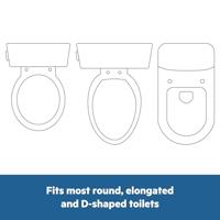 DISNEY BABY - STITCH - Universele zelfklevende kindertoiletverkleiner, snelle installatie - thumbnail
