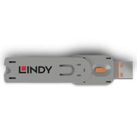 LINDY 40623 Sleutel voor USB-A-poort Oranje - thumbnail