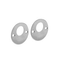 Rondcilinderrozetten ø50x2mm rvs - thumbnail
