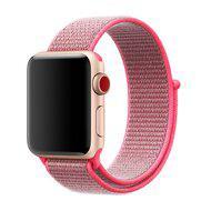Sport Loop nylon bandje - Roze - Geschikt voor Apple Watch 38mm / 40mm / 41mm / 42mm - thumbnail