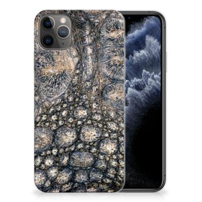 Apple iPhone 11 Pro Max | TPU Hoesje | Krokodillenprint