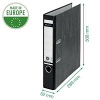 Ordner Leitz 1050 180° 50mm Recycle karton A4 zwart | 20 stuks - thumbnail