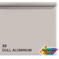Superior achtergrondpapier 23 dull aluminum 1,35 x 11m - thumbnail