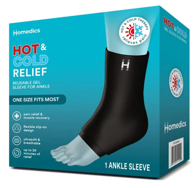 Homedics Hot & Cold Relief Enkel Gelkompres Homedics Hot & Cold Relief Enkel Gelkompres