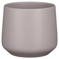 Pot amber d17h15.5cm taupe mat - thumbnail