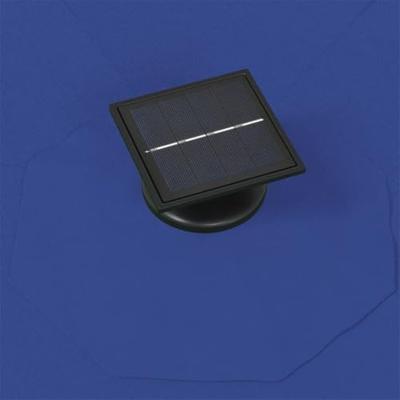 VidaXL Wandparasol met led's 300 cm blauw