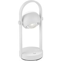 LED Tafellamp - Musterring Cannon - 1 Lichtpunt van 5 Watt - Dimbaar - Aanpasbare Lichtkleur - Geheugenfunctie - Nachtlamp - Up-and-down Verlichting - Mat Wit - Metaal - thumbnail